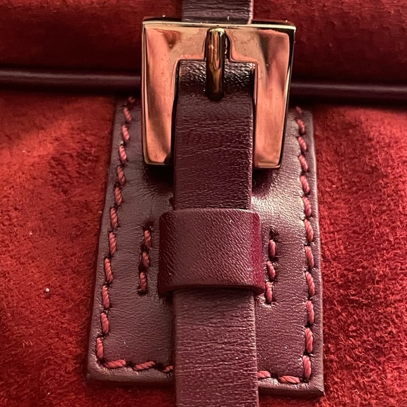 Fendi Red Suede Handbag SOLD - Picture 6 of 16